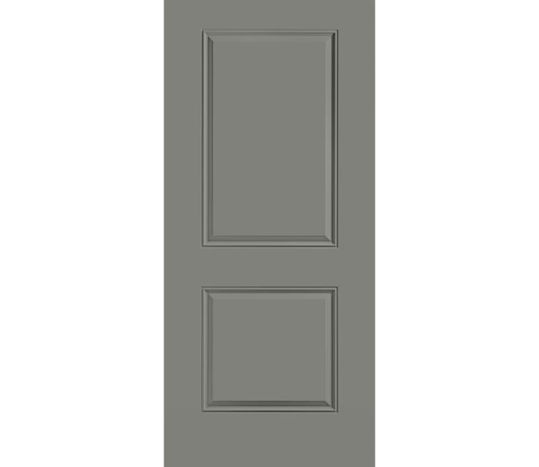 Akron 2 Panel Square Steel Entry Door