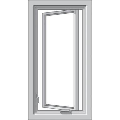 Akron Pella Hurricane Shield Series Vinyl Casement Window