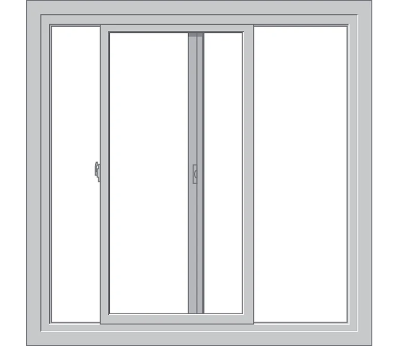 Akron Pella Hurricane Shield Series Vinyl Sliding Window