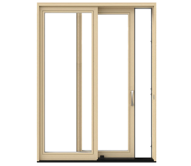 Akron Pella Lifestyle Series Wood Sliding Patio Doors